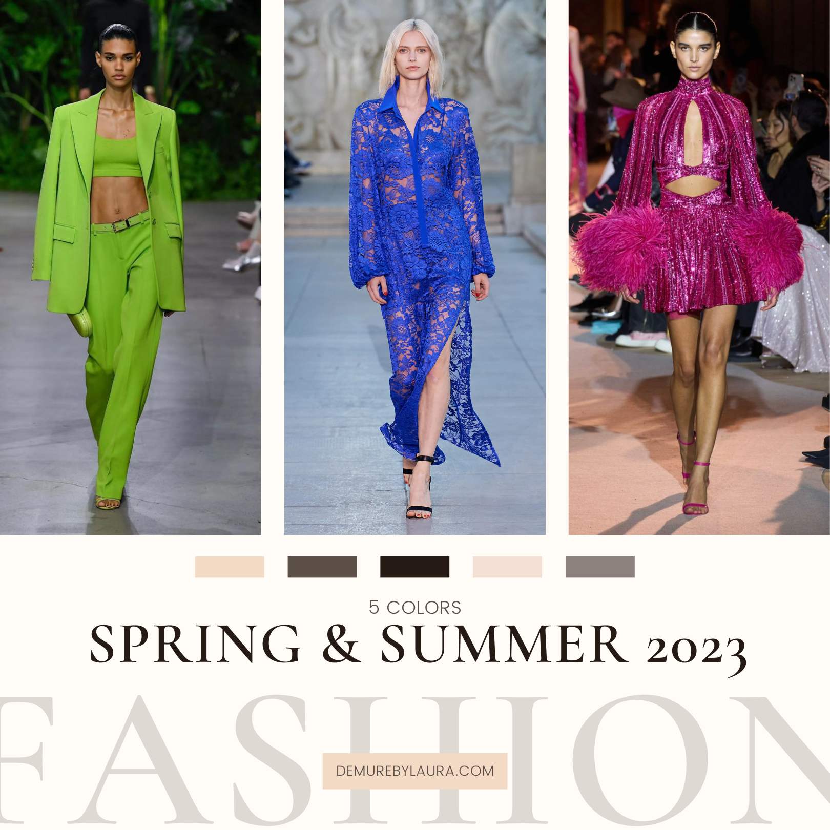 5 Colors Trending in Spring & Summer 2023